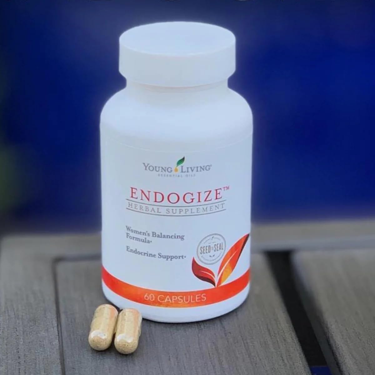 Young Living - EndoGize 60 Capsules | Hormonal Health & Endocrine System Support with Essential Oils | Daily Herbal Supplement for Women's Wellness & Balancing Formula Young Living buy supplements canada