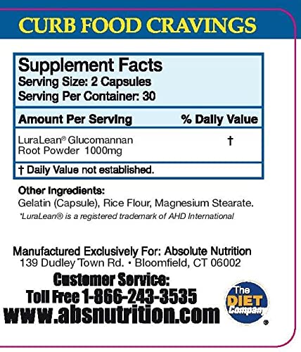 Absolute Nutrition, Curb Food Cravings, Absolutely Full, 60 Caps Absolute Nutrition buy supplements canada