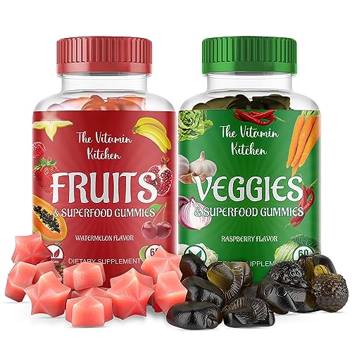 The Vitamin Kitchen Fruit and Veggies Gummies-120 Chews 60 Super Fruits The Vitamin Kitchen buy supplements canada