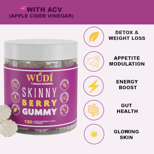 Wúdí Skinny Berry Gummy - Detox, Metabolism & Energy Booster, Plant Based Healthy Wúdí buy supplements canada
