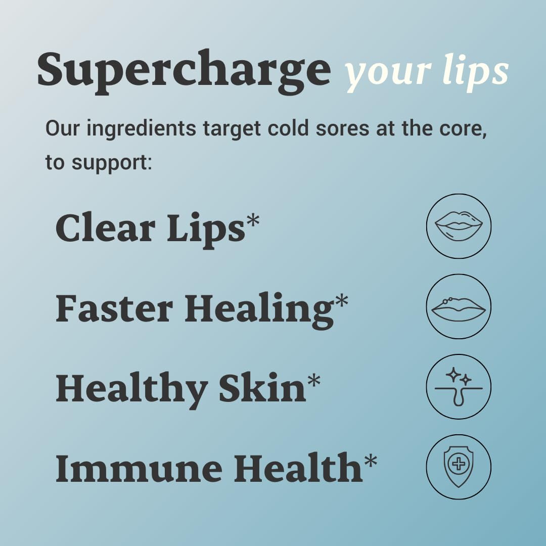 L-Lysine Cold Sore Treatment For Lips With Immune Support - L Lysine 1000mg Capsules, Chaga, Bee Propolis, Vitamin C, Zinc & Licorice Root Extract - Non-GMO, Vegetarian, Ideal Wellness buy supplements canada