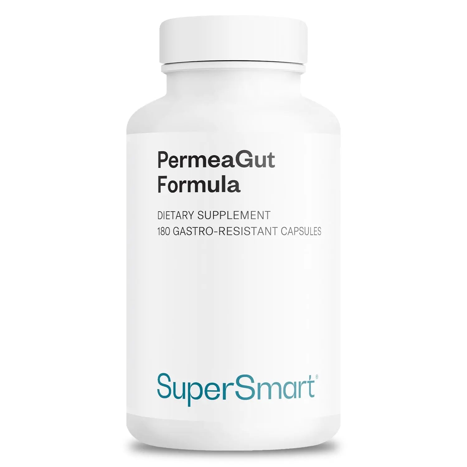 Supersmart PermeaGut Formula (High Potency) - with L-Glutamine, ButiShield Calcium Butyrate, Zinc-L-Carnosine - Gut Barrier Support | Vegan & Gluten Free - 180 Gastro-Resistant Capsules Supersmart buy supplements canada