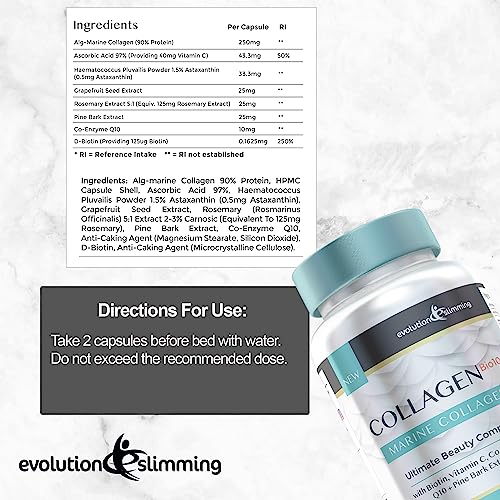 Collagen Bio-10 with Marine Collagen, Biotin & Co-Enzyme Q10 (60 Capsules) Evolution Slimming buy supplements canada