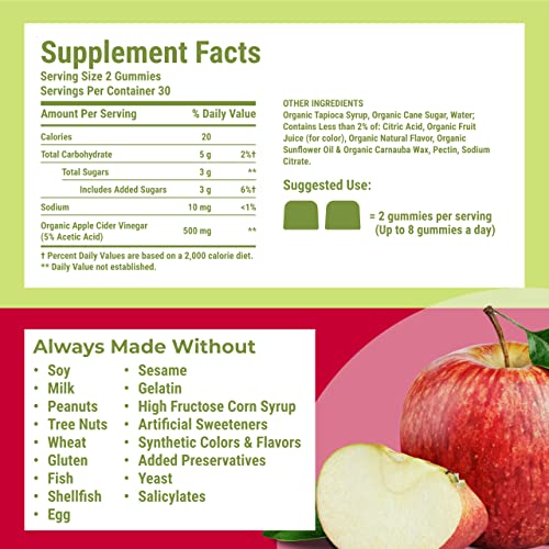 Hyland's Naturals Organic Apple Cider Vinegar Blast Gummies, Digestive Health Suppor Hyland's buy supplements canada