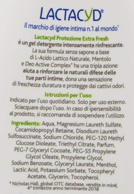 intimate wash fresh 200 ml by Lactacyd Lactacyd buy supplements canada