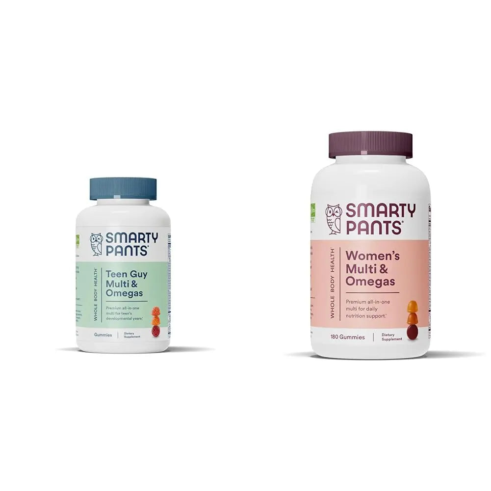 SmartyPants Teen Guy Multivitamin Gummies: Omega 3 Fish Oil (EPA/DHA) & Women's Multivitamin Gummies: Omega 3 Fish Oil (EPA/DHA) SmartyPants buy supplements canada