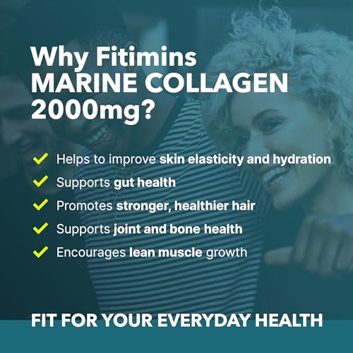 Fitimins Marine Collagen Capsules, 2000mg with Hyaluronic Acid & Vitamin C Fitimins buy supplements canada