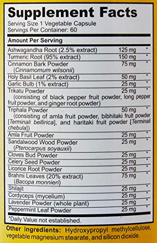 BeShiny Ashwagandha Complex with termeric Cinnamon Basil Leaf Supports a Healthy BeShiny buy supplements canada