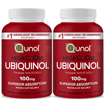 Qunol Ubiquinol CoQ10 100mg Softgels, Mega Ubiquinol 100mg - Superior Absorption Qunol buy supplements canada
