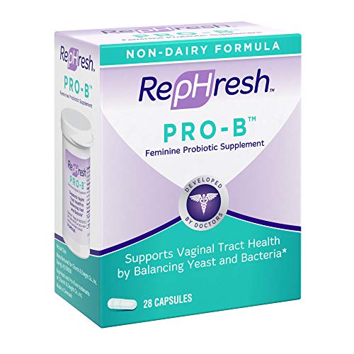 NEW RepHresh Pro-B Feminine Probiotic Supplement Non- Dairy Formula/Vegetarian Capsule, 28ct Rephresh buy supplements canada