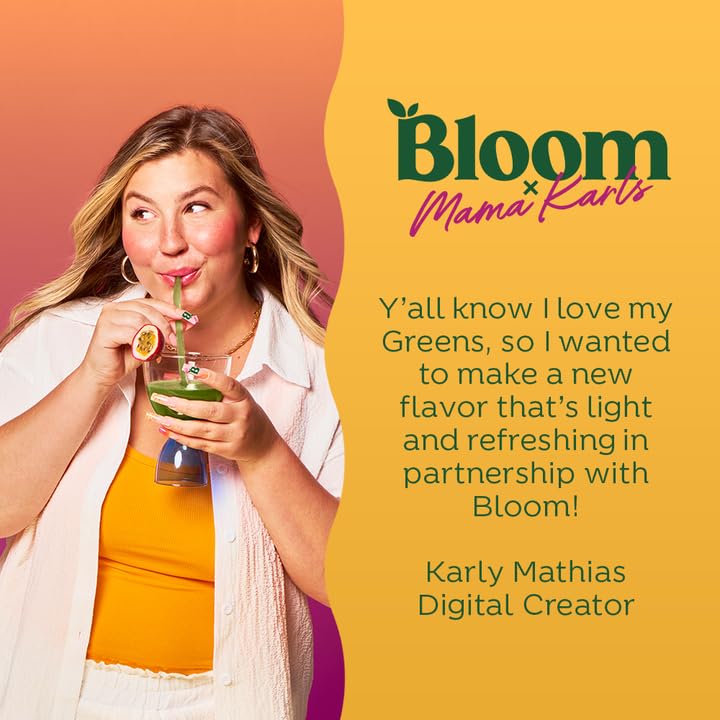 Bloom Nutrition x Mama Karls Super Greens Powder Juice Mix - Probiotics Bloom Nutrition buy supplements canada