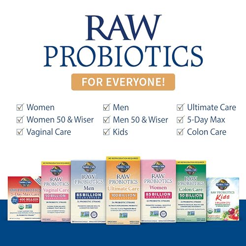 Garden of Life Probiotics for Women and Men - Raw Probiotics Colon Care 50 Billion Garden of Life buy supplements canada