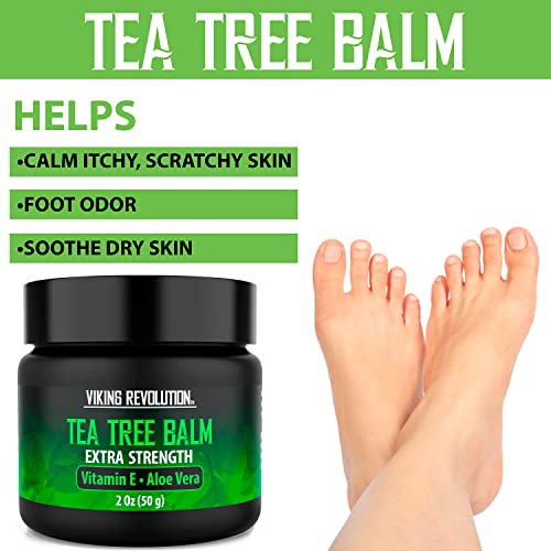 Viking Revolution Tea Tree Oil Cream - Super Balm Athletes Foot Cream - for Eczema Viking Revolution buy supplements canada