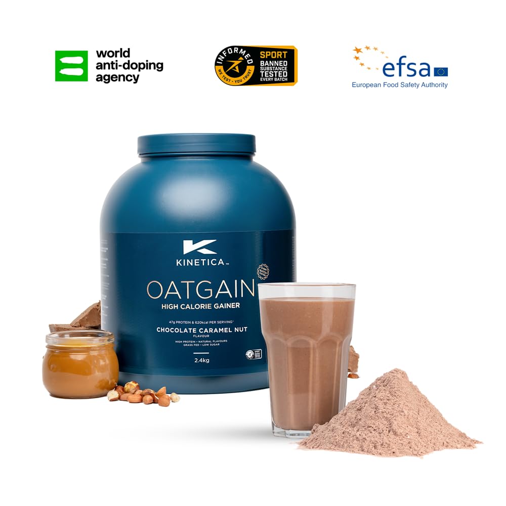 Kinetica OatGain Weight Gainer 600+ Calories & 47g Protein per Serving, 2.4 kg Kinetica buy supplements canada