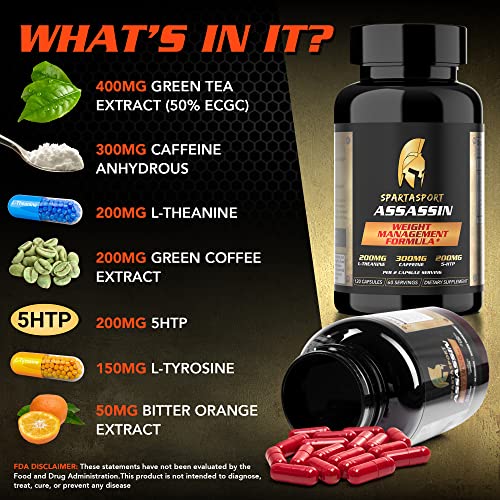 Spartasport Assassin Weight Management Formula - Weight Loss Pills for Women Men Spartasport buy supplements canada