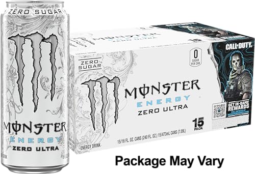 Monster Energy Zero Ultra, Sugar Free Energy Drink, 16 Ounce (Pack of 15) Monster Energy buy supplements canada