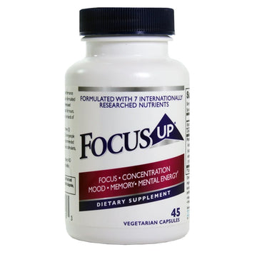 FocusUP Brain & Energy Support Supplement – Natural Nootropic Capsules with Acetyl L-Carnitine, Rhodiola, DMAE & Huperzine-A | Supports Focus, Memory, Mood & Mental Clarity | 45 Sugar-Free Capsules Xooma buy supplements canada