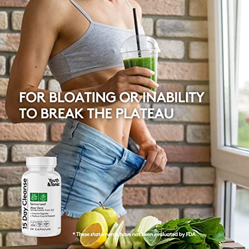Youth & Tonic 15 Day Colon Cleanser & Detox for Waste Loss to Feel Lighter Youth & Tonic buy supplements canada