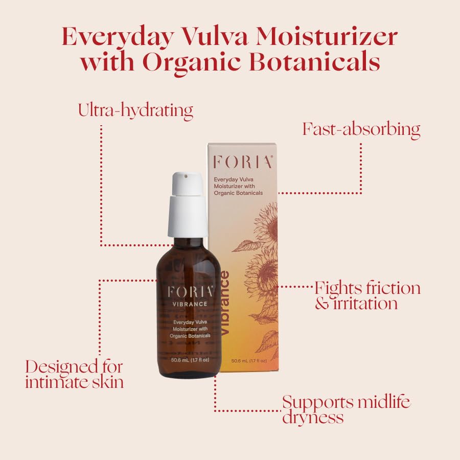 FORIA Everyday Vulva Moisturizer | Organic, All-Natural Fragrance-Free Intimate Skincare FORIA buy supplements canada