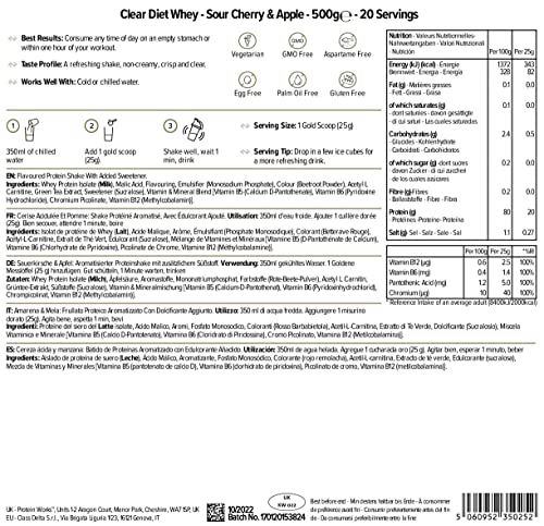 Protein Works - Clear Diet Whey Protein Isolate Powder | Refreshing High Protein Drink THE PROTEIN WORKS buy supplements canada