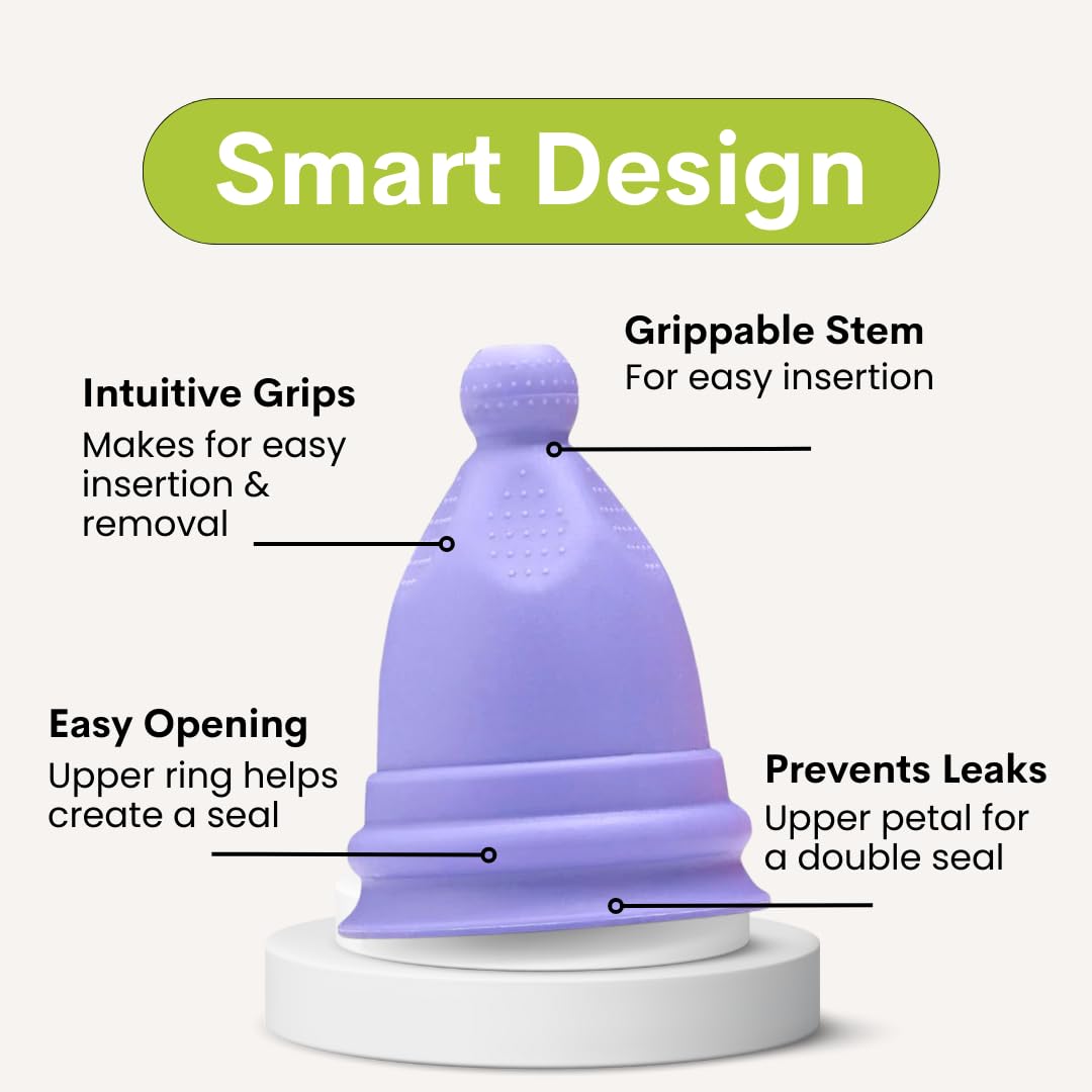 Bfree Menstrual Cup - Reusable Period Cup Leak-Free Eco-Friendly Tampon/Pad Alternative Bfree Cup buy supplements canada