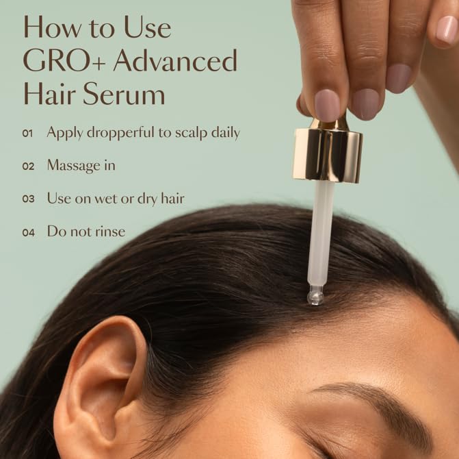 VEGAMOUR GRO+ Advanced Hair Serum for Improving Hair Density, Tonic Reduces Shedding and Promotes a Healthy Scalp, 3 pack VEGAMOUR buy supplements canada