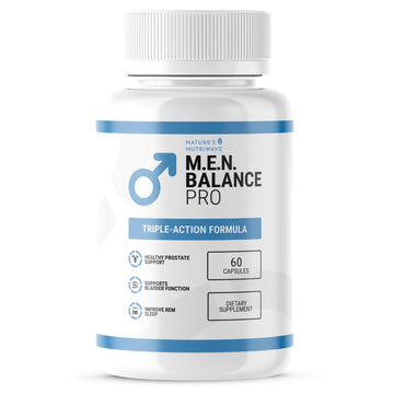 Men Balance Pro – Plant-Based Men’s Formula – Natural Capsules with Vitamins, Minerals & Botanical Extracts – Made in USA, Non-GMO, Vegetarian,GMP-Certified – 60 Capsules , 1 Month Supply Nature’s NutriWave buy supplements canada