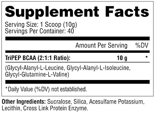 Metabolic Nutrition - TRIPEP - Tri-Peptide Branch Chain Amino Acid, BCAA Powder Metabolic Nutrition buy supplements canada