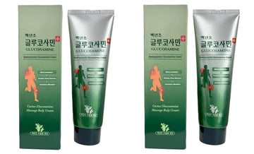 Baeknyencho Glucosamine Body Massage Cream 150ml x 2 EA. Fragrance-Free & Paraben Free. Natural Gel for Massage Therapy Generic buy supplements canada