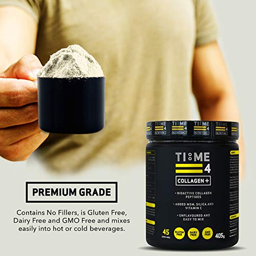 Time 4 Collagen + 45 Servings – Pure Hydrolysed Collagen Powder for Women & Men Time 4 Nutrition buy supplements canada