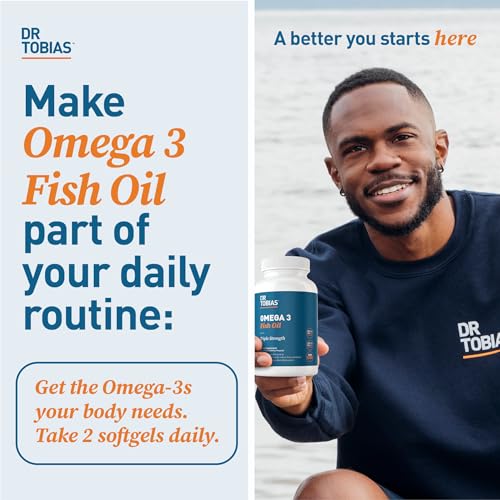 Dr. Tobias Omega 3 Fish Oil, 800 mg EPA 600 mg DHA Omega 3 Supplement for Heart Dr. Tobias buy supplements canada