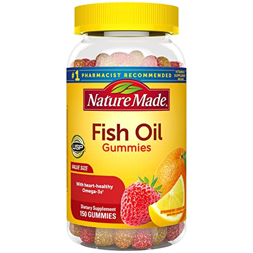 Nature Made Fish Oil Gummies, Omega 3 Fish Oil Supplements, Healthy Heart Support Nature Made buy supplements canada