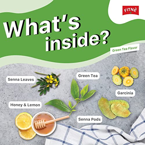 FITNE Green Tea Herbal Honey Lemon With Garcinia Senna Infusion Gentle Detox Cleanse FITNÈ buy supplements canada