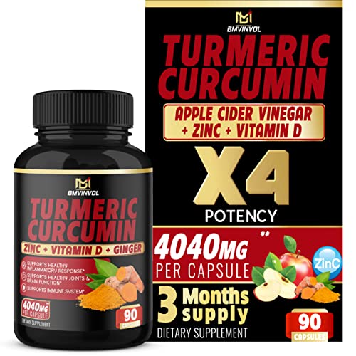 BMVINVOL Turmeric Curcumin Supplement 4040 mg - 95% Curcuminoids with Ginger BMVINVOL buy supplements canada