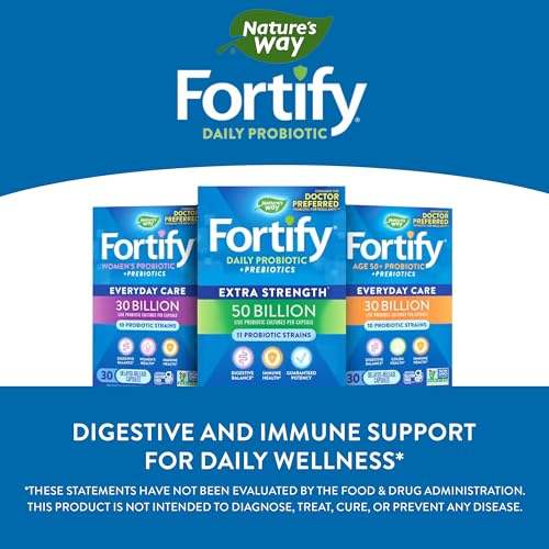 Nature's Way Fortify Probiotics for Women + Prebiotic, Digestive*, Immune*, and Vaginal Nature's Way buy supplements canada
