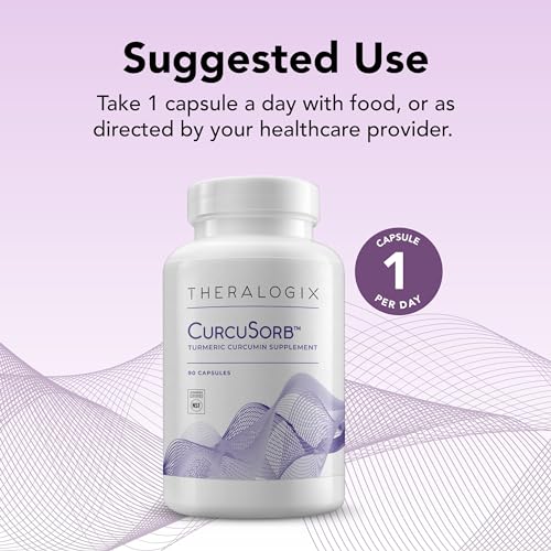 Theralogix CurcuSorb Turmeric Curcumin Supplement - 90-Day Supply - High-Absorption Theralogix buy supplements canada