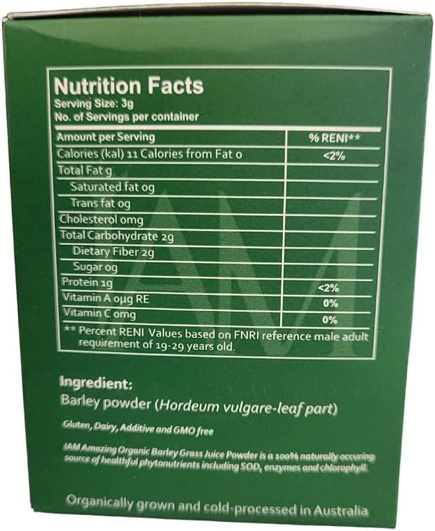IAM Amazing Pure Organic Barley Powder Drink Barley Green Natural Blend XLXZHYF buy supplements canada