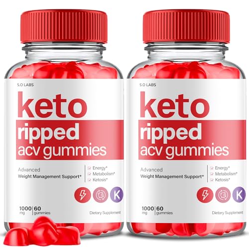 (2 Pack) Keto Ripped ACV Gummies Advanced Weight Loss, Keto Ripped Keto + ACV Gumm S.O Labs buy supplements canada