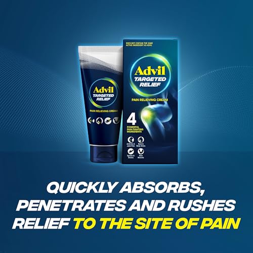 Advil Targeted Relief Pain Relieving Cream, Up to 8 Hours of Powerful Relief of Minor Arthritis Pain, Joint Pain, Lower Back Pain and Muscle Pain - 2.3 oz Advil buy supplements canada