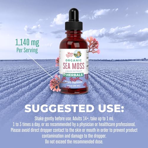 MaryRuth's Irish Sea Moss Liquid Drops | Sugar Free | SeaMoss for Gut Health and Immune MaryRuth Organics buy supplements canada