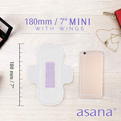 Asana Natural Teen Period Pads Combo Pack (Mini, Mini Long, Liner, and Women Reg - Chlorine Free Asana buy supplements canada