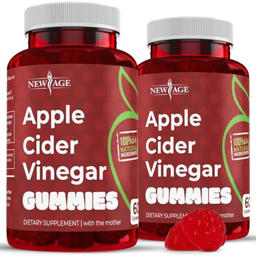NEW AGE Apple Cider Vinegar Gummies 2-Pack - 120 Count - Immunity & Detox NEW AGE buy supplements canada