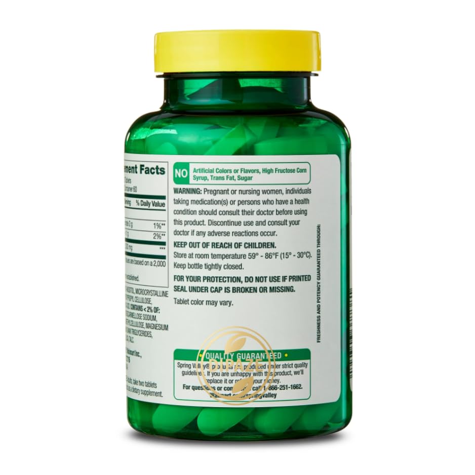 Spring Valley Hormone Balance Myo-Inositol 2000mg Dietary Supplement Tablets, 120 Count + Dipaze Gift (Container) Aus Healthcare buy supplements canada