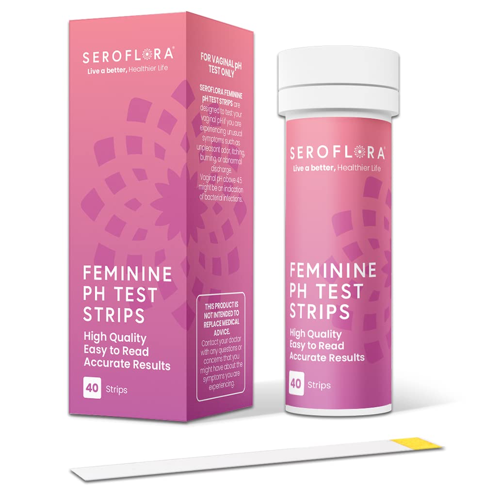 Seroflora Vaginal pH Test Strips for Women - Monitor Vaginal Health & Yeast Infection - Easy Seroflora buy supplements canada