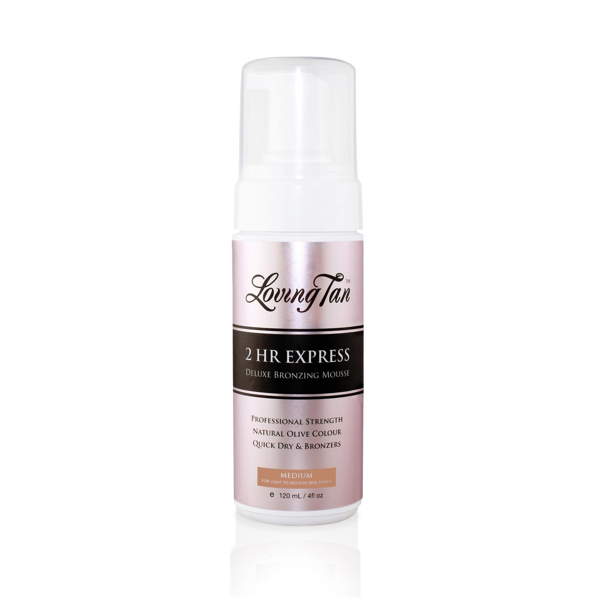 Loving Tan 2 HR Express Self Tanning Mousse, Medium - Streak Free, Natural, Professional Quality - 5+ Sunless Self Tanner Applications per Bottle Loving Tan buy supplements canada