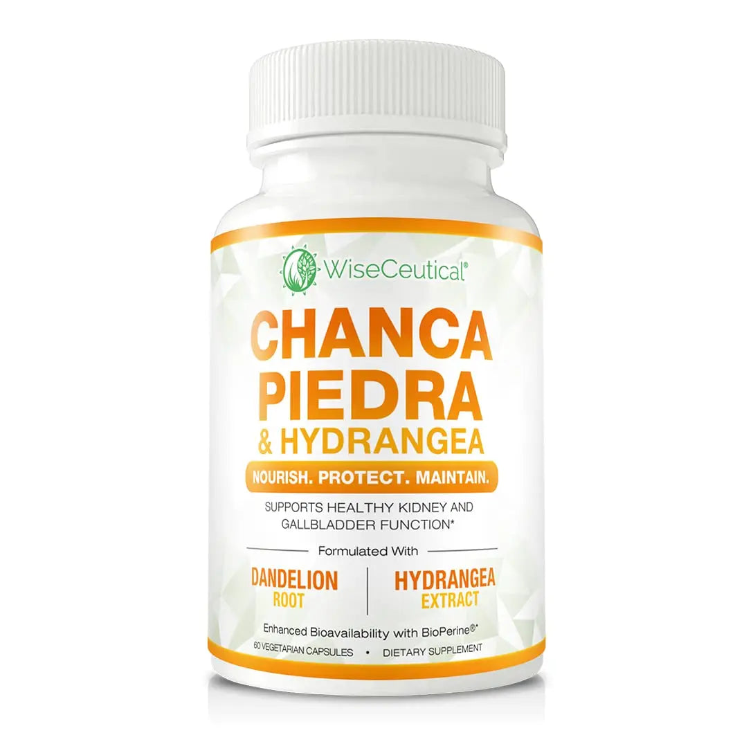 Max Strength Chanca Piedra, Hydrangea & Dandelion Root - Natural Kidney & Gallbladder Formula - Stone Breaker, Flush Impurities, Cleanse Urinary Tract - Enhanced with BioPerine. 60 Veggie Capsules. Wiseceutical buy supplements canada
