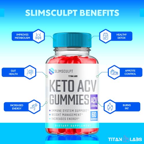Slimsculpt Keto ACV Gummies, Slim Sculpt Keto ACV Gummies Advanced Weight Loss 1000MG Titan Labs buy supplements canada