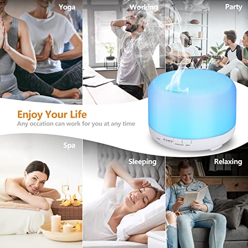 Hianjoo 450ml Essential Oil Diffuser, Electric Aroma Ultrasonic Aromatherapy Fragrant Oil Hianjoo buy supplements canada