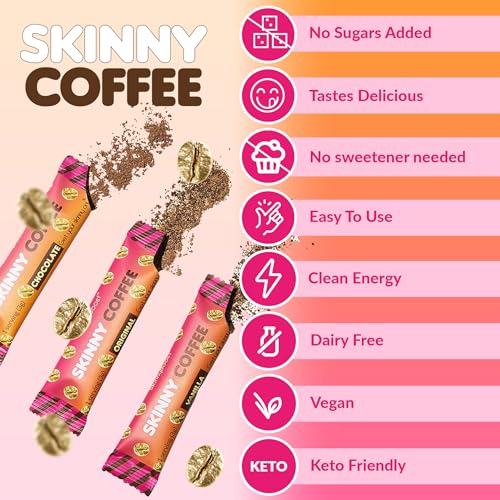Skinny Boost Skinny Coffee- (Unflavored) Instant Sticks Made with Arabica Coffee, Garcinia SkinnyBoost buy supplements canada